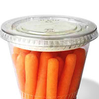 Пластиковые стаканы «Комбо» со встроенной соусницей